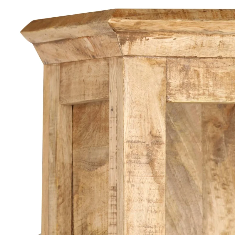 Étagère armoire meuble design bibliothèque 180 cm bois massif de manguier 2702065/2