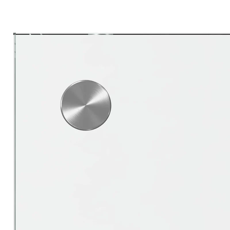 Lot de 2 dosserets de cuisine modernes et pratiques 110 x 50 cm design épuré et élégant en verre trempé transparent 02_0056263