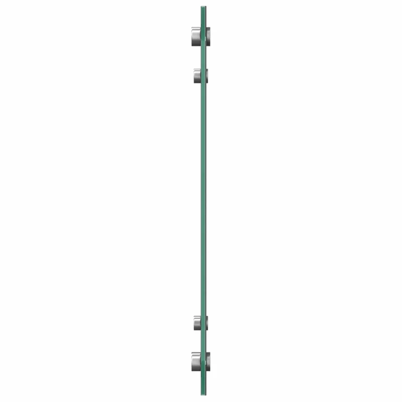 Dosseret de cuisine moderne 80 x 40 cm durable avec installation facile en verre trempé gris foncé 02_0058450