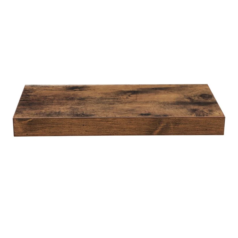 Étagère murale tablette murale étagère flottante étagère de rangement 40 x 20 x 38 cm marron 12_0005780