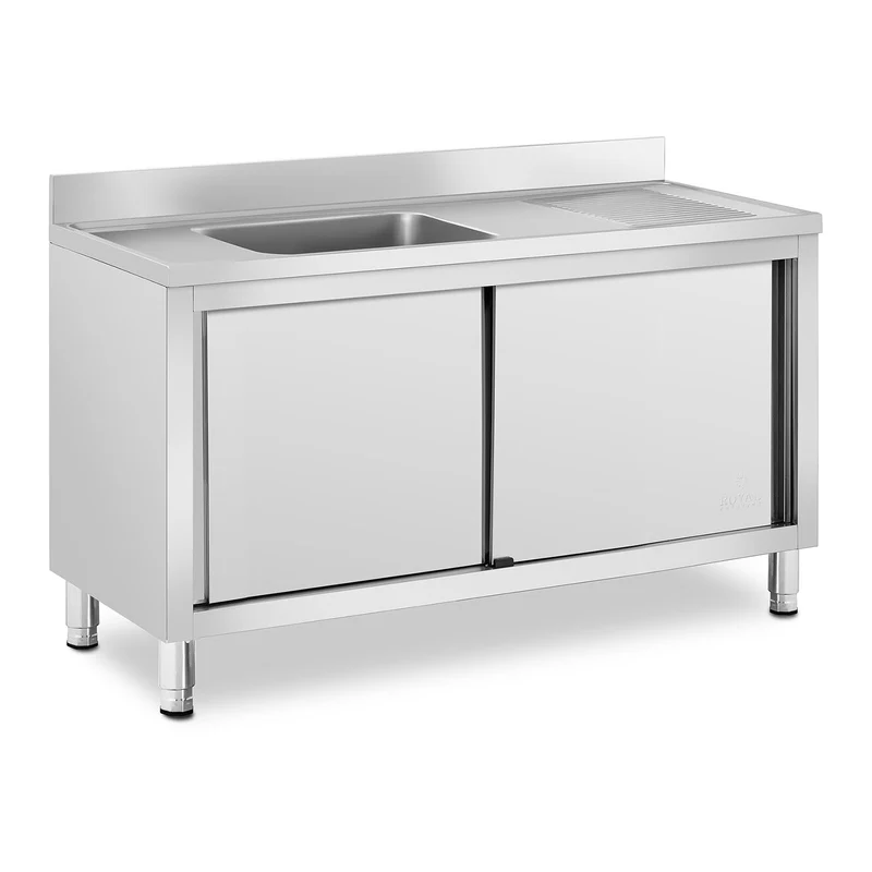 Plonge sur meuble 1 bac inox acier inoxydable 500 x 400 x 240 mm 14_0005018