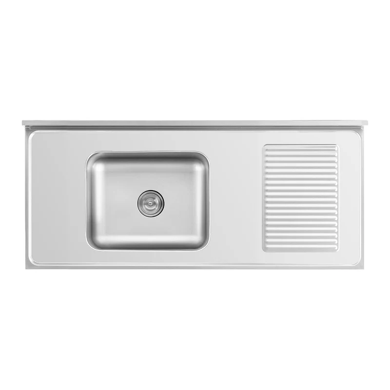 Plonge sur meuble 1 bac inox acier inoxydable 500 x 400 x 240 mm 14_0005018
