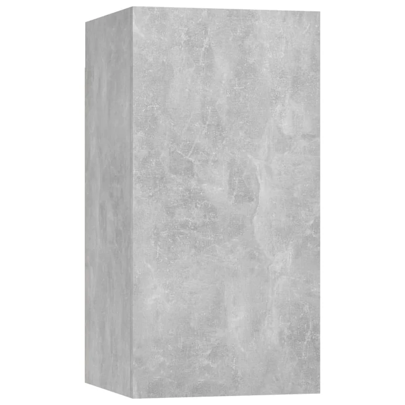 Meubles TV multimédia étagère télévision buffet téléviseur salle à manger salon chambre 4 pièces 30,5 x 30 x 60 cm bois d'ingénierie gris 02_0028703