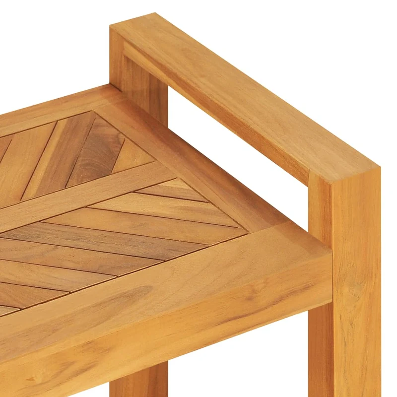Banc de jardin banquette 120 cm bois de teck solide 02_0010918