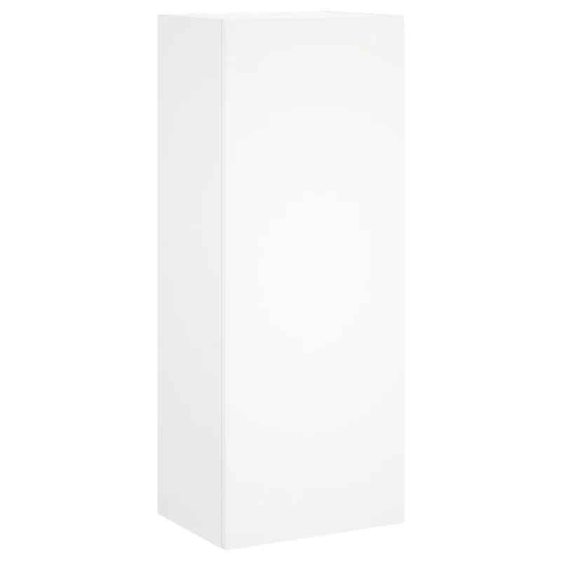 Meubles TV multimédia étagère télévision buffet téléviseur salle à manger salon chambre 4 pièces bois d'ingénierie blanc 02_0029232