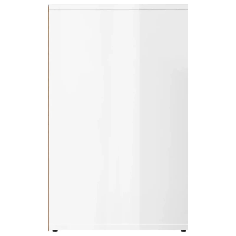 Armoire de dressing moderne design fonctionnelle 80 x 40 x 65 cm en bois d'ingénierie blanc brillant 02_0047957