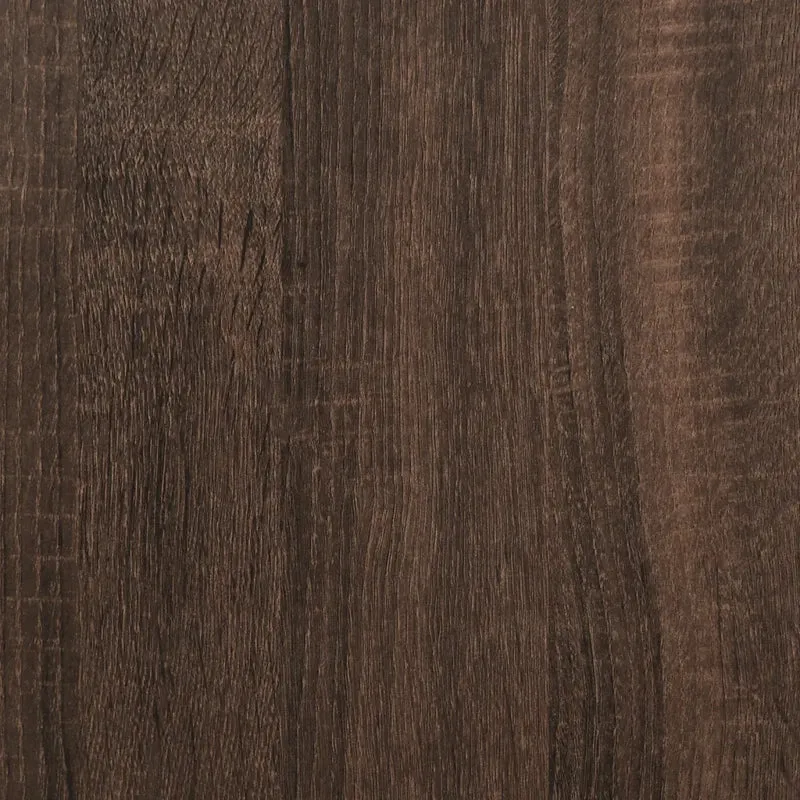 Piedestal avec rangement décoratif pour salon 31 x 30 x 60 cm utilisation pratique en bois d'ingénierie chêne marron 02_0050545