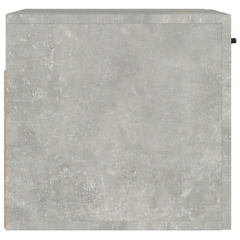 Armoire murale rangement espace design moderne 80 x 36 x 35 cm en bois gris béton 02_0048056