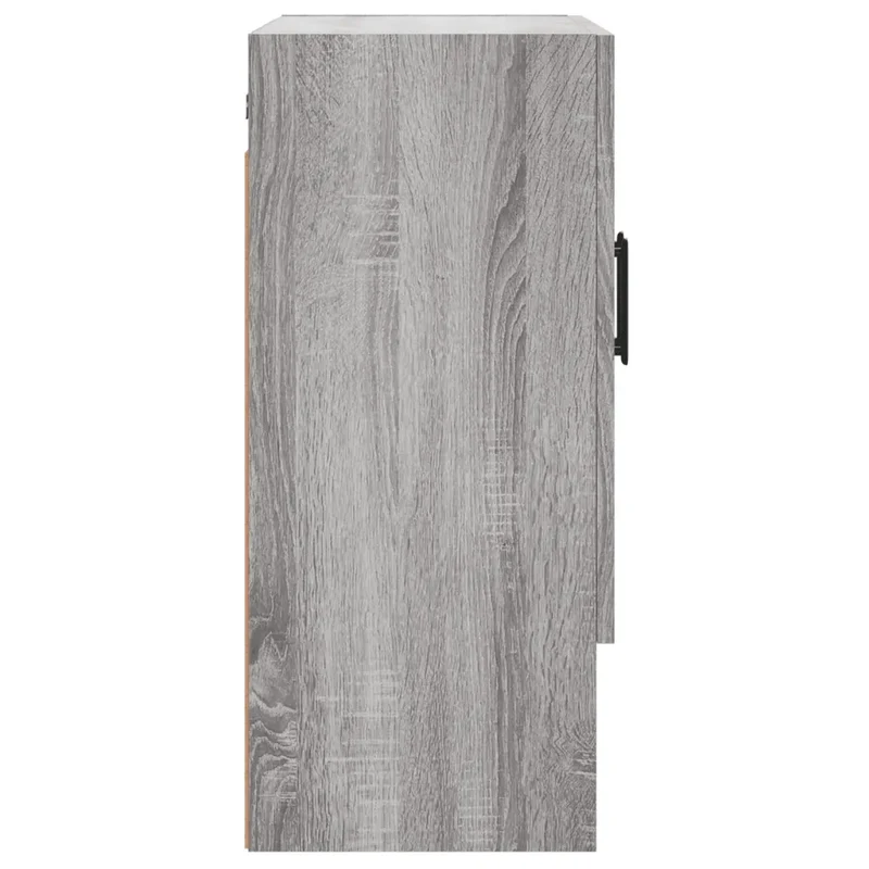 Armoire murale pratique espace de rangement 60 x 31 x 70 cm en bois d'ingénierie gris 02_0048774