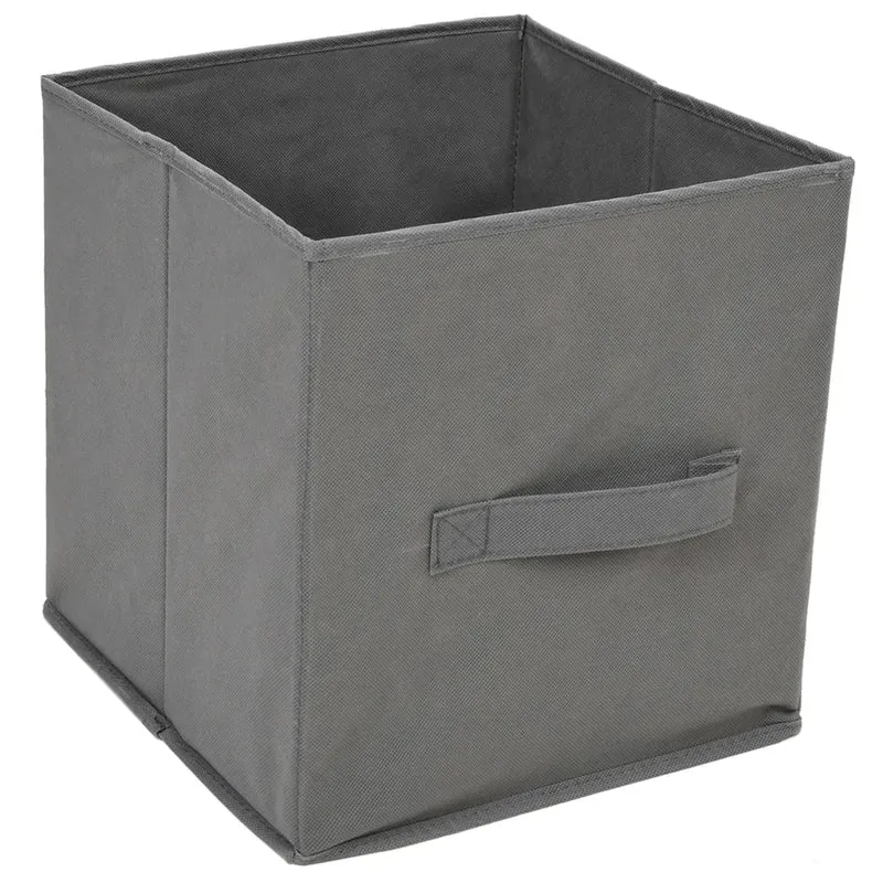 Armoire de rangement avec 3 tiroirs spacieux 34 x 34 x 101 cm design simple en acier gris 02_0046933