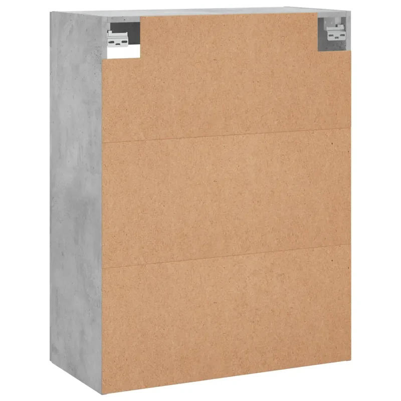 Armoire murale pratique design élégant 69,5 x 34 x 90 cm gain de place en bois d'ingénierie gris béton 02_0048620