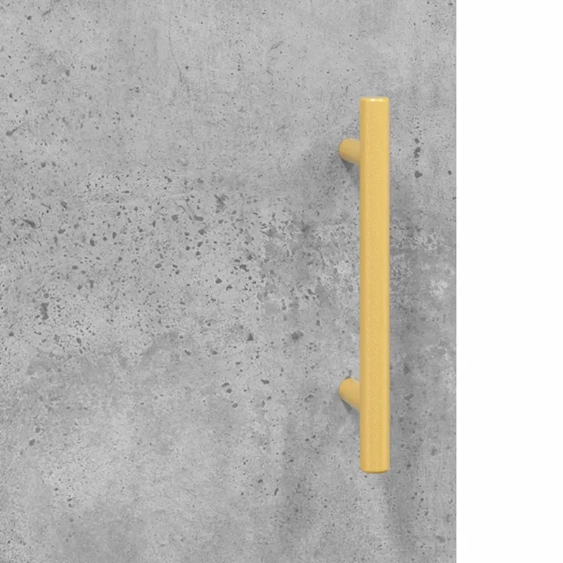 Armoire murale pratique design élégant 69,5 x 34 x 90 cm gain de place en bois d'ingénierie gris béton 02_0048620