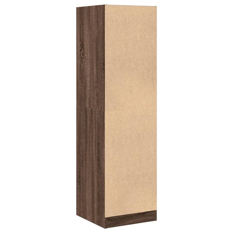 Armoire apothicaire avec 4 tiroirs pratique 40 x 41 x 144 cm design classique en bois d'ingénierie marron 02_0055664