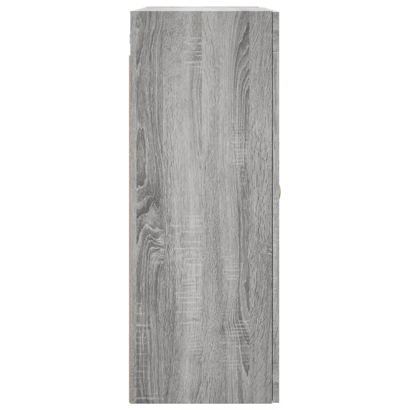 Armoire murale pratique rangement 69,5 x 34 x 90 cm design élégant en bois d'ingénierie sonoma gris 02_0048615