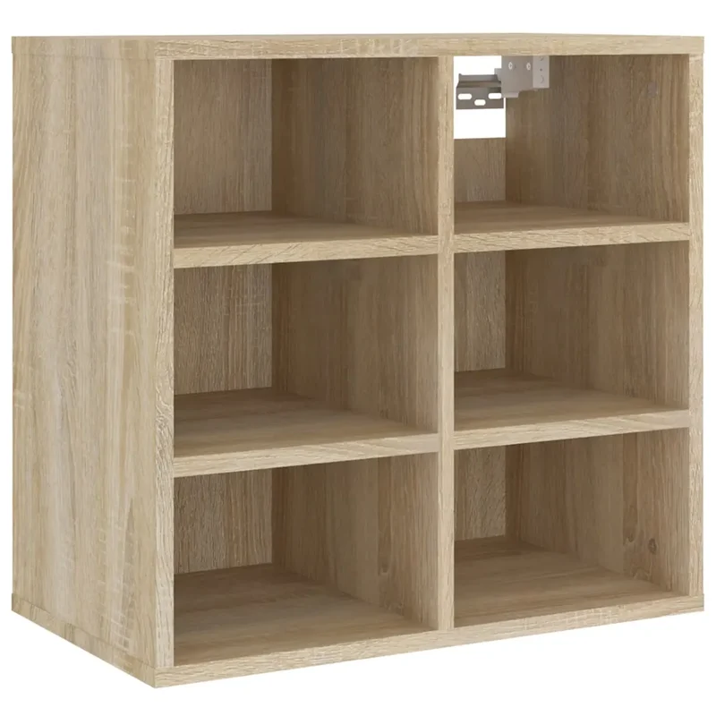 Lot de 2 armoires à chaussures rangement pratique 52,5 x 30 x 50 cm en bois d'ingénierie chêne sonoma 02_0047941