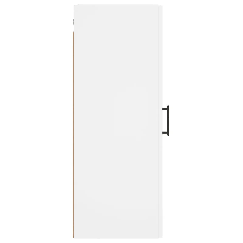 Armoire murale design pratique rangement 34,5 x 34 x 90 cm en bois d'ingénierie blanc 02_0048665