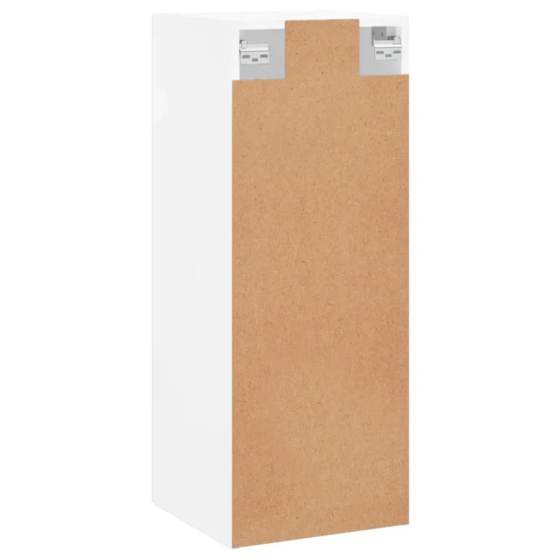 Armoire murale design pratique rangement 34,5 x 34 x 90 cm en bois d'ingénierie blanc 02_0048665