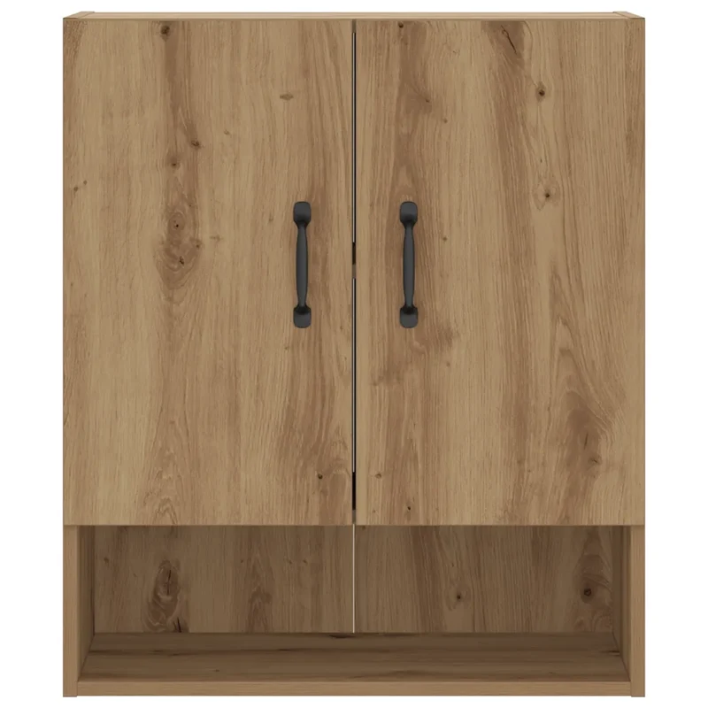 Armoire murale pratique élégante rangement 60 x 31 x 70 cm en bois d'ingénierie chêne artisanal 02_0051022