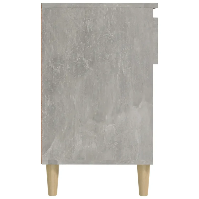 Armoire à chaussures avec tiroir et 6 compartiments rangement pratique 102 x 36 x 60 cm en bois gris béton 02_0048446