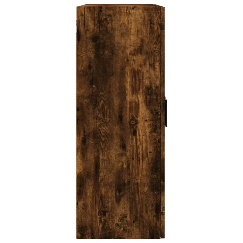 Armoire murale élégante design pratique rangement suspendu 69,5 x 34 x 90 cm en bois d'ingénierie chêne fumé 02_0048633