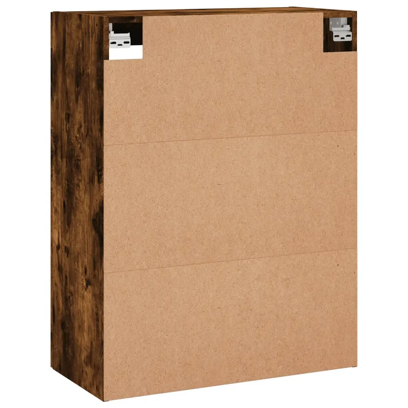 Armoire murale élégante design pratique rangement suspendu 69,5 x 34 x 90 cm en bois d'ingénierie chêne fumé 02_0048633