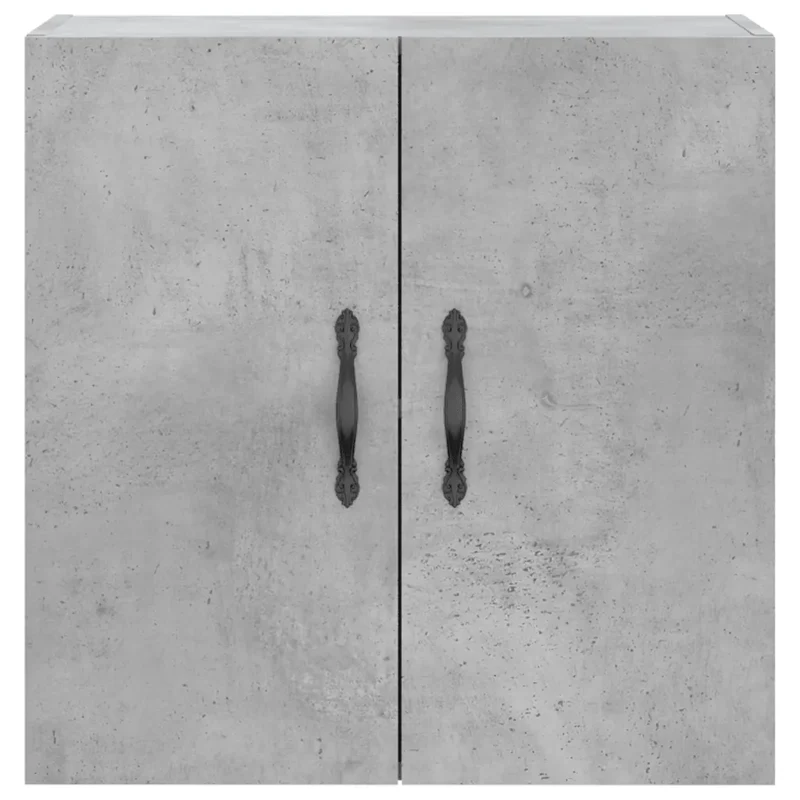 Armoire murale design moderne rangement pratique 60 x 31 x 60 cm en bois d'ingénierie gris béton 02_0048800