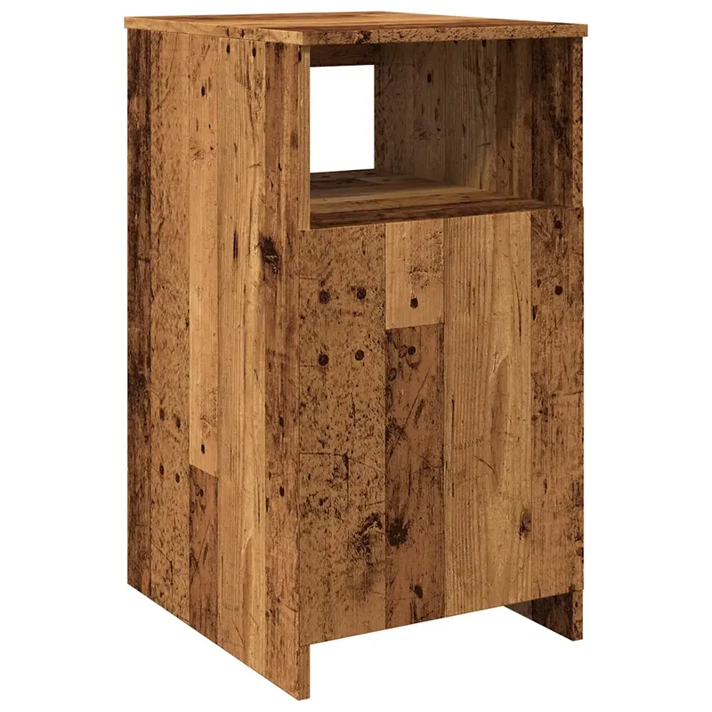 Armoire à tiroirs moderne rangement 40 x 50 x 76 cm facile d'entretien stable en bois d'ingénierie vieux bois 02_0050705
