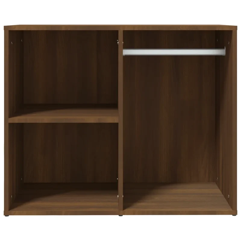 Armoire de dressing moderne pratique 80 x 40 x 65 cm en bois d'ingénierie chêne marron 02_0048434
