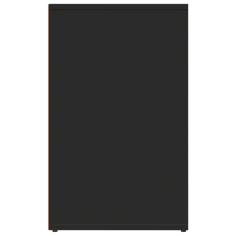 Armoire de dressing spacieuse design moderne 80 x 40 x 65 cm en bois d'ingénierie noir 02_0047954