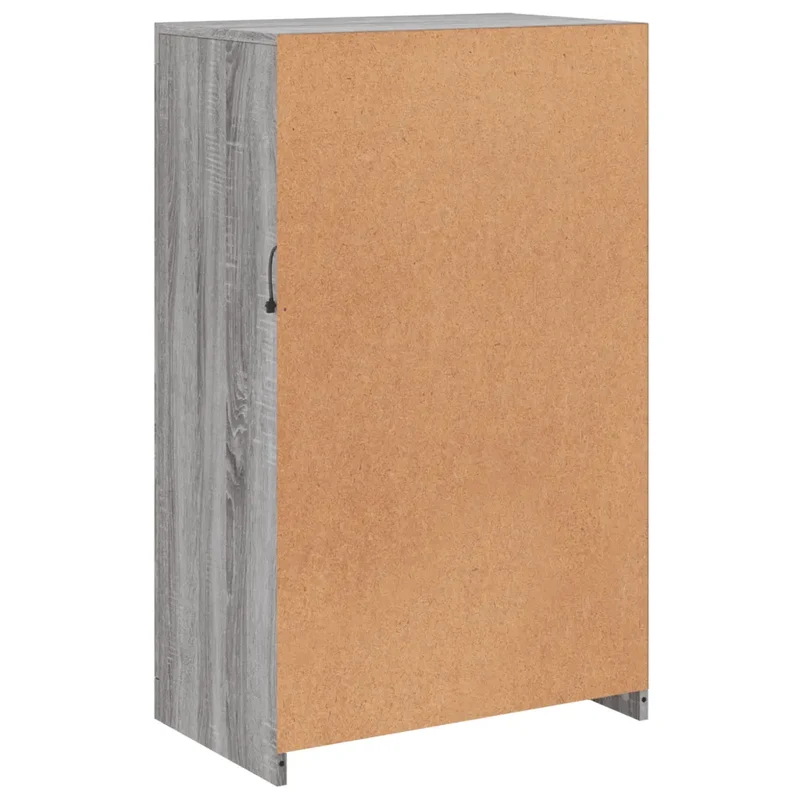 Armoire latérale design moderne éclairage LED 60,5 x 37 x 100 cm en bois d'ingénierie sonoma gris 02_0049361