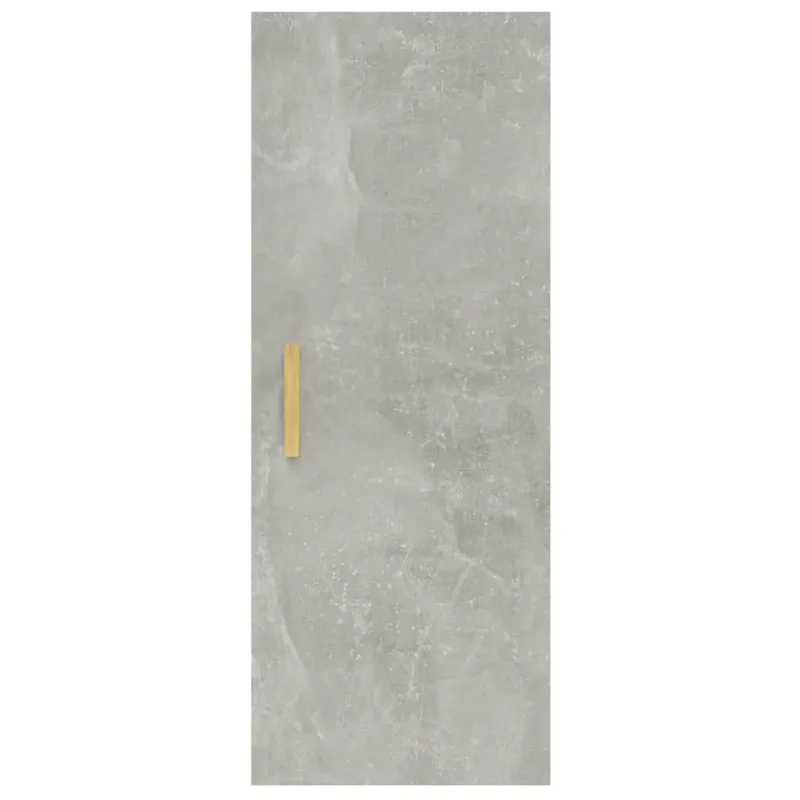 Armoire murale design polyvalent rangement pratique 34,5 x 34 x 90 cm en bois d'ingénierie gris béton 02_0048034