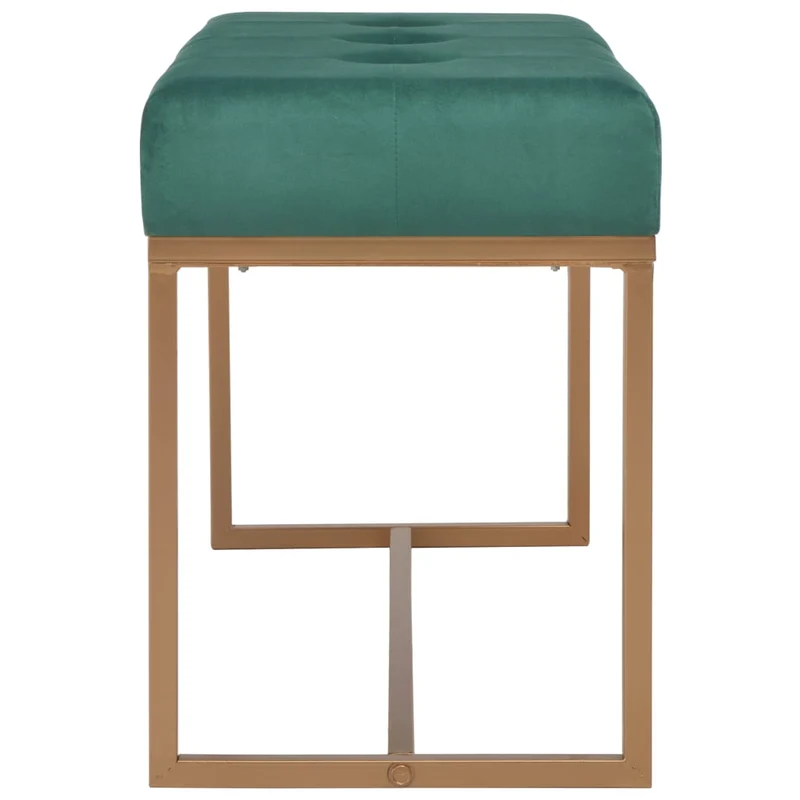Banc banquette 80 x 36 x 45 cm velours vert 02_0021246