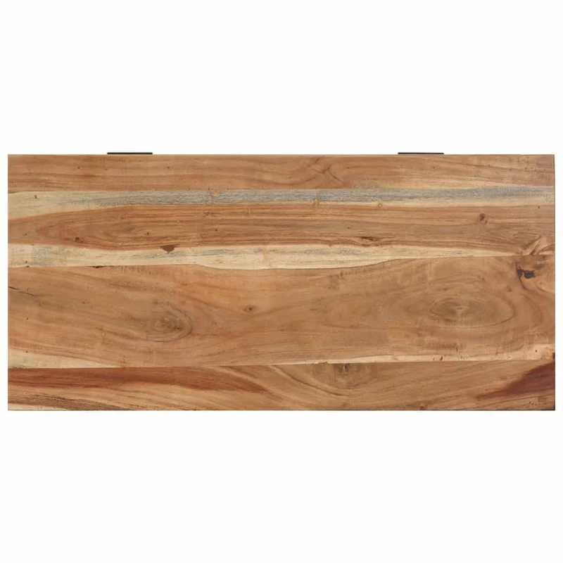 Banc banquette de rangement de chaussures 85 x 40 x 45 cm bois d'acacia massif 02_0010916