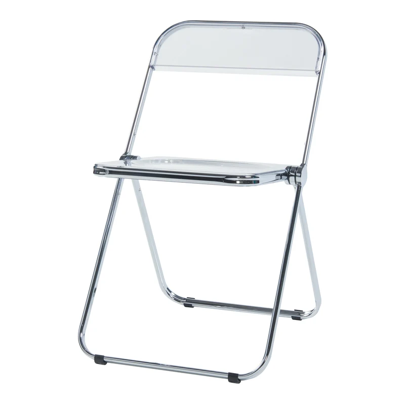 Lot de 4 chaises pliantes 74 x 46 x 47 cm transparent 03_0009852
