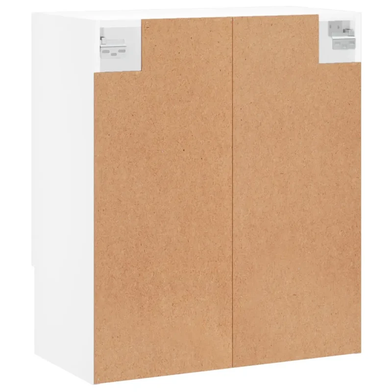 Armoire murale design moderne espace de rangement 60 x 31 x 70 cm en bois d'ingénierie blanc 02_0048765