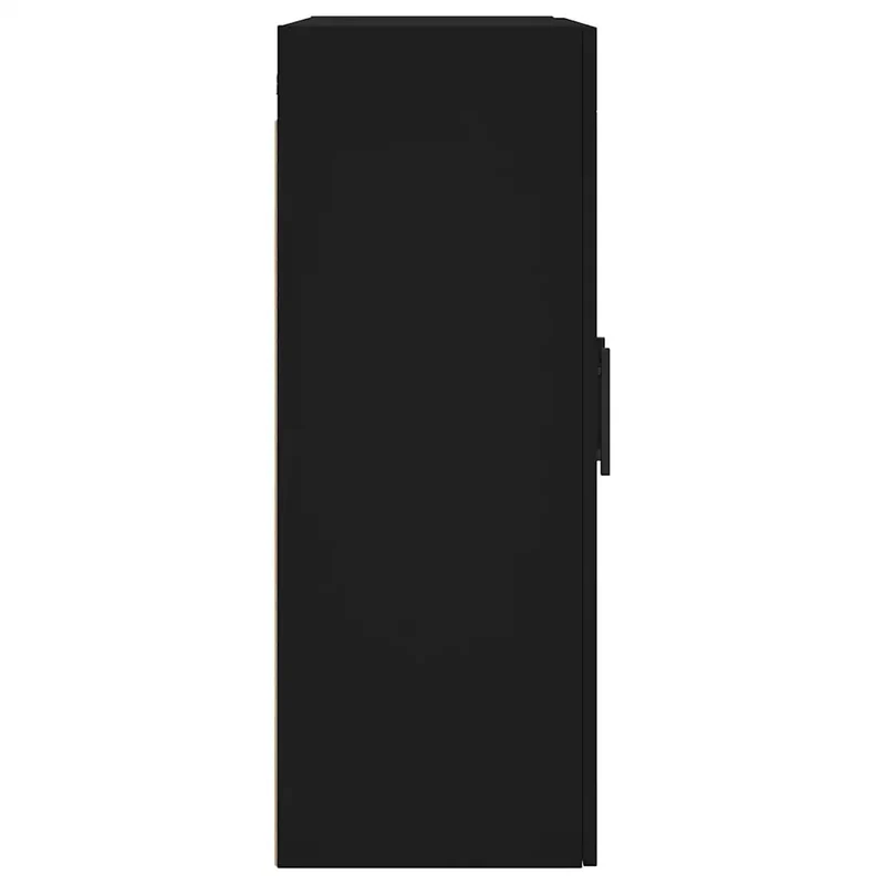 Armoire murale élégante rangement pratique 69,5 x 34 x 90 cm en bois noir 02_0048642