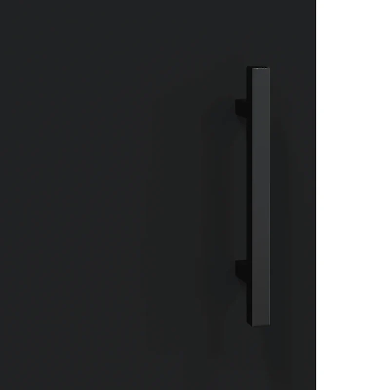 Armoire murale élégante rangement pratique 69,5 x 34 x 90 cm en bois noir 02_0048642