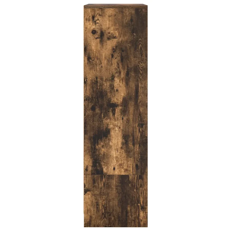 Armoire de rangement moderne polyvalente 55,5 x 34 x 119,5 cm en bois d'ingénierie chêne fumé 02_0051712