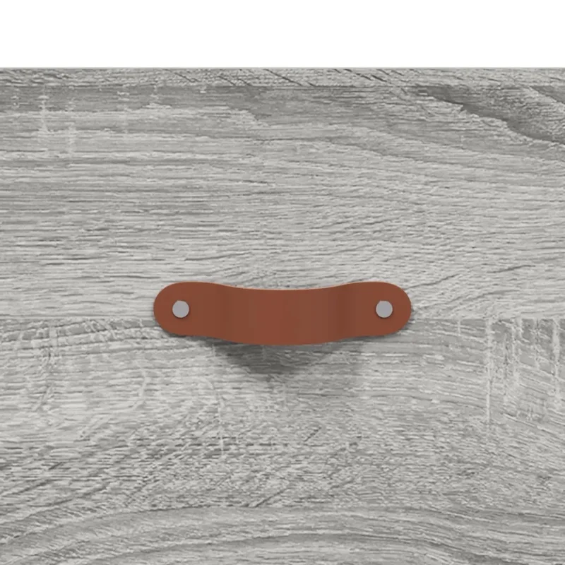 Armoire murale sonoma gris 100 x 36,5 x 35 cm rangement pratique déco minimaliste en bois d'ingénierie gris 02_0048878