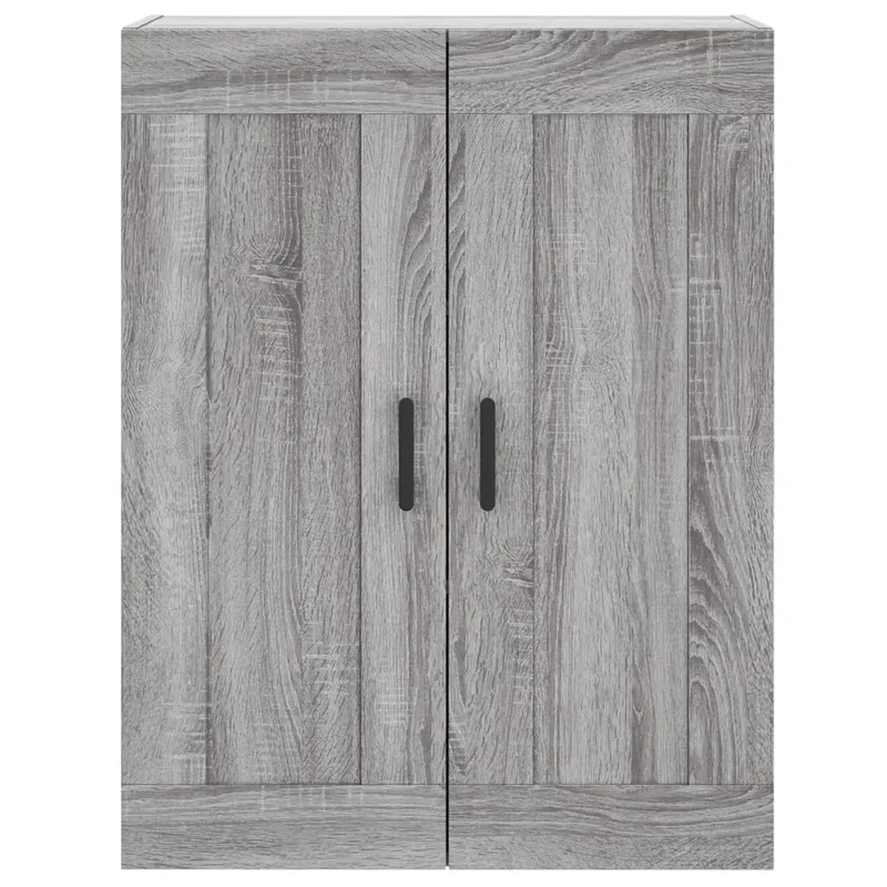 Armoire murale design élégant rangement 69,5 x 34 x 90 cm en bois d'ingénierie sonoma gris 02_0048922