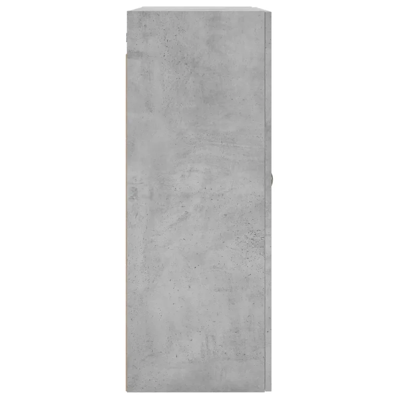 Armoire murale design moderne rangement pratique 69,5 x 34 x 90 cm en bois d'ingénierie gris béton 02_0048568