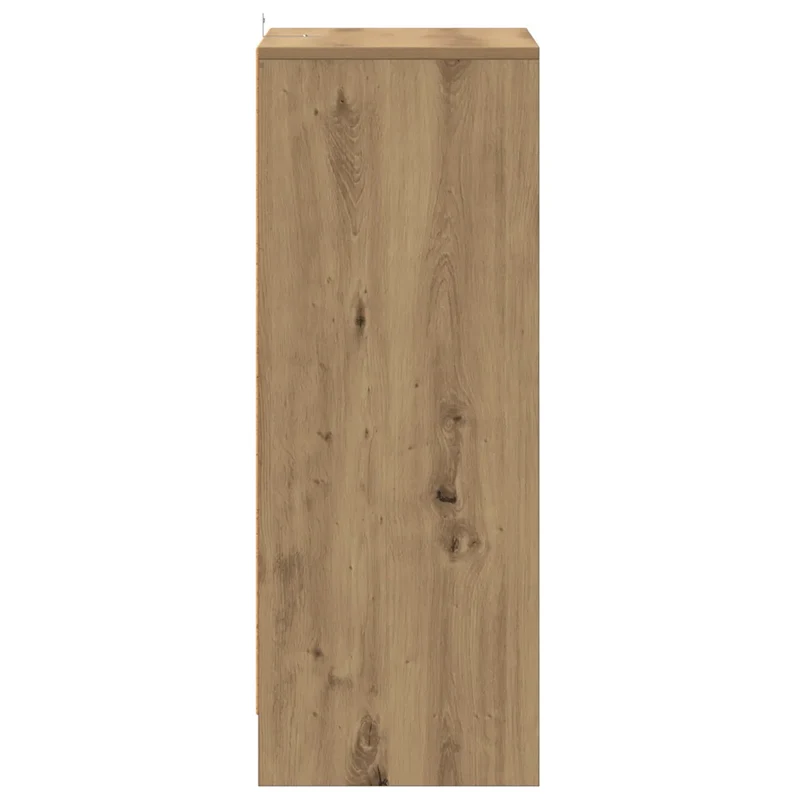 Armoire à chaussures moderne avec 6 étagères ouvertes 60 x 35 x 92 cm en bois d'ingénierie chêne artisanal 02_0050914