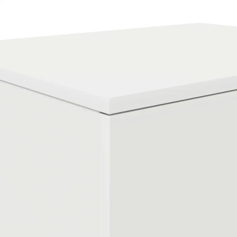 Armoire de rangement 2 pcs moderne minimaliste salon salle à manger 108 x 41 x 40 cm en bois blanc 02_0052118