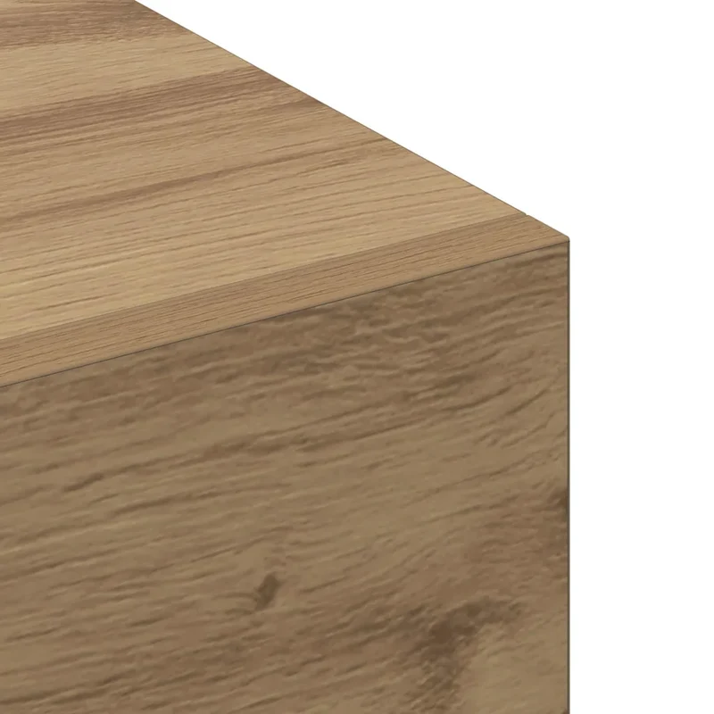 Armoire murale moderne rangement pratique 100 x 36,5 x 35 cm en bois d'ingénierie chêne artisanal 02_0052501