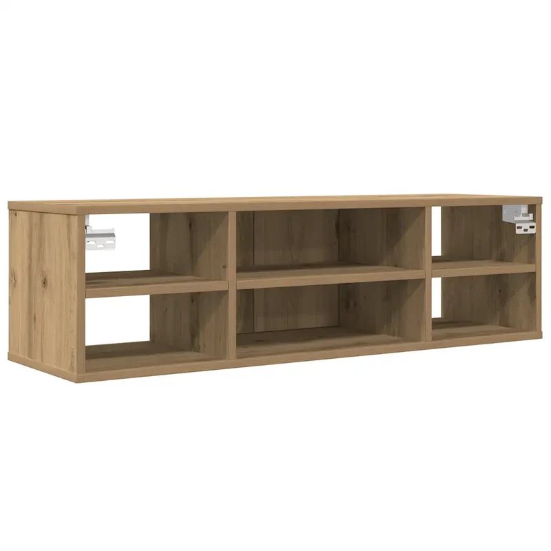 Armoire murale design fonctionnelle 101 x 30 x 29 cm pratique espace minimaliste en bois d'ingénierie chêne artisanal 02_0050889