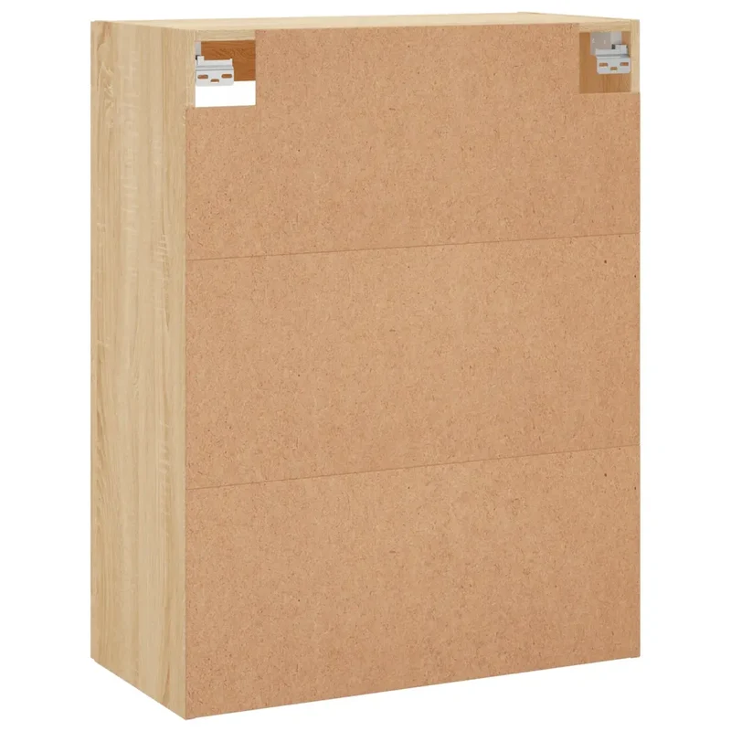 Armoire murale design pratique rangement 69 x 34 x 90 cm en bois d'ingénierie chêne sonoma 02_0048626
