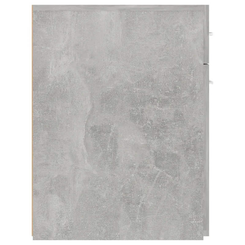 Armoire d'apothicaire rangement pratique 20 x 45,5 x 60 cm en bois gris béton 02_0047788