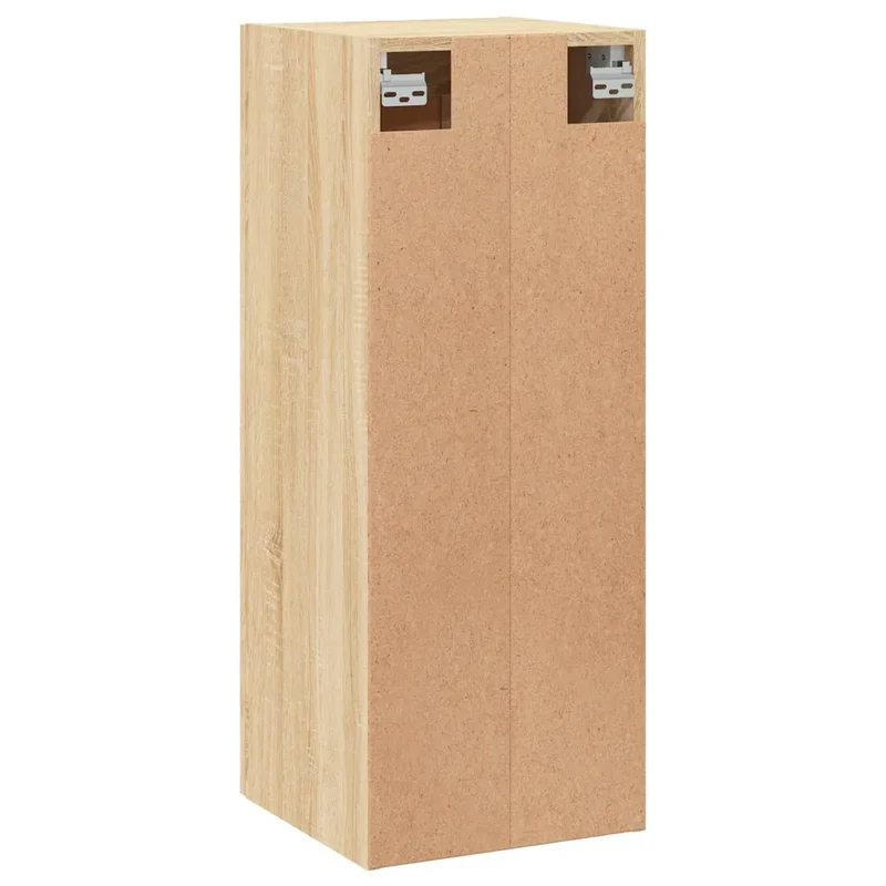 Armoire murale rangement élégante 34,5 x 34 x 90 cm en bois d'ingénierie chêne sonoma 02_0048939