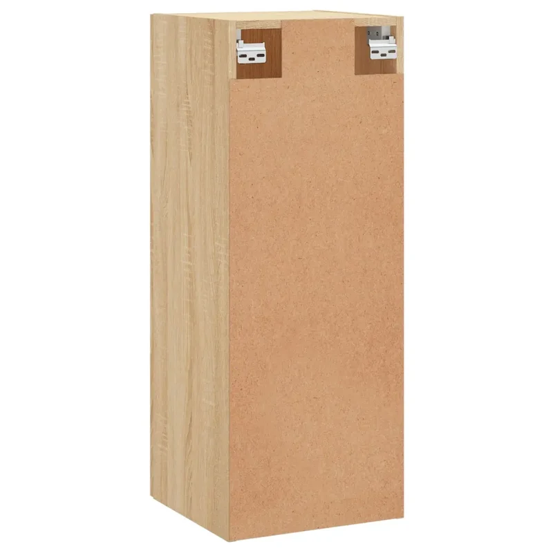 Armoire murale design pratique rangement suspendu 34,5 x 34 x 90 cm en bois d'ingénierie chêne sonoma 02_0048656