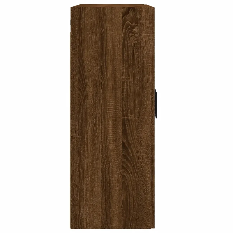 Armoire murale élégante design intemporel 69,5 x 34 x 90 cm en bois d'ingénierie chêne marron 02_0048923